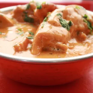 a close up of a bowl of masala