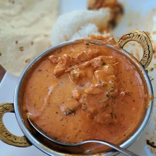 a close up of a bowl of masala