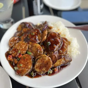 Garlic Japanese eggplant