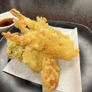 Tempura, hard as a rock!