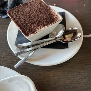 Tiramisu (pasteurized and baked, alcohol free as well)