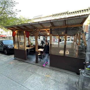 Outdoor seating