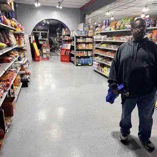 Located in the back of a convenience store.