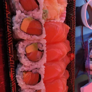 food, sushi and sashimi