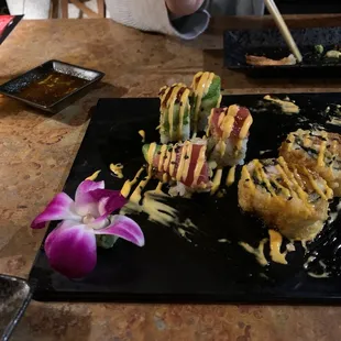 sushi and sashimi, food