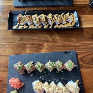 Crunchy roll, cowboy roll, Rock'n Roll, L.O. Roll