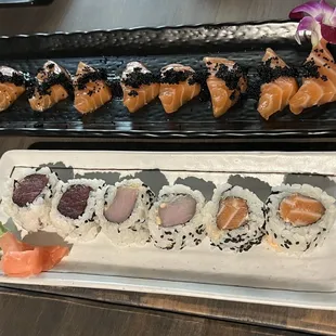 The Big Three Roll &amp; Truffle Sashimi