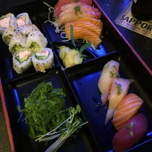 sushi and sashimi, sashimi, food, sushi
