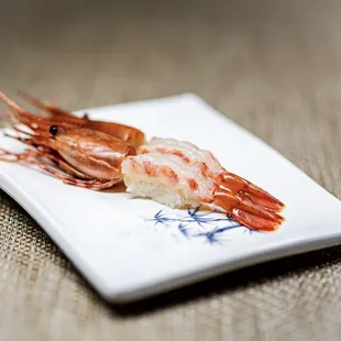shrimp on a plate
