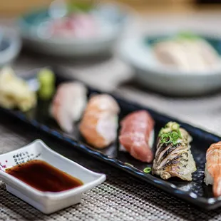 sushi and sashimi, food, sashimi, sushi