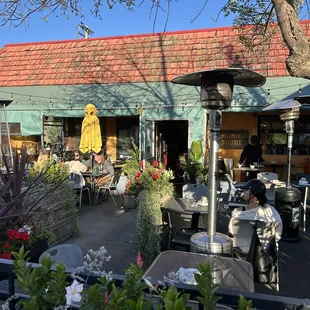 Front of the restaurant.