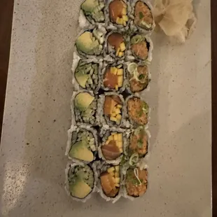sashimi, sushi, sushi and sashimi, food