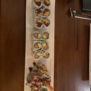 sushi and sashimi