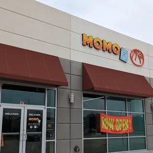 the front of a store