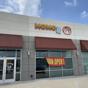 the front of the store