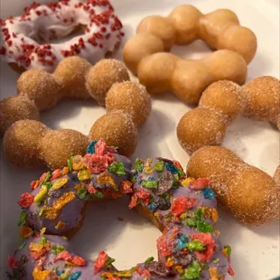 Ube, Churro x2, Glazed, Strawberry