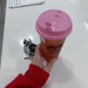 Large Strawberry Green Tea