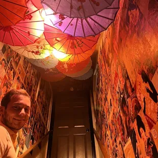 Here is where the secret door leads, very cool!