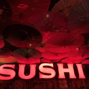 Great vibe for some late sushi