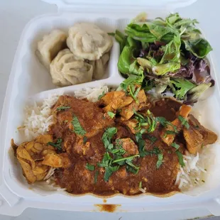 nepali chicken curry combo