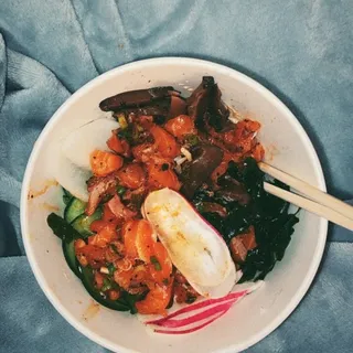 Salmon Shiitake Bowl