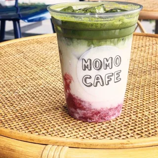 Iced Strawberry Matcha Latte