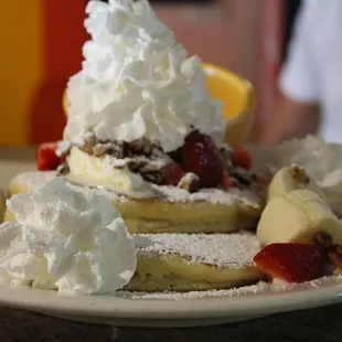 Pancakes with Fresh Fruit