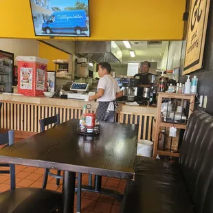 Interior front area