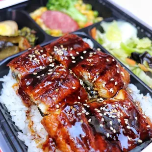 Unagi eel bento