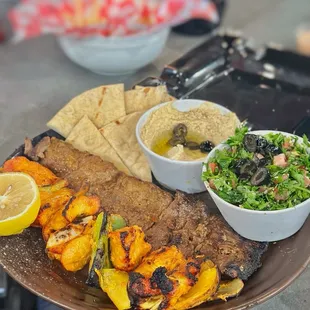 Beef Barg Filet Mignon &amp; Chicken Kabob - Excellent!