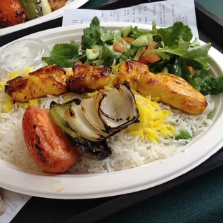Chicken Kabob Plate