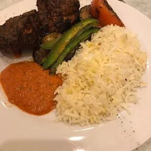 Lamb Kebab Plate