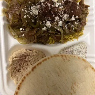 Beef &amp; Lamb Gyros Rice Plate