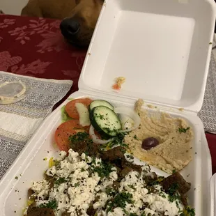 Gyros Rice Plate