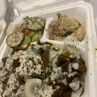 Beef & Lamb Gyros Rice Plate