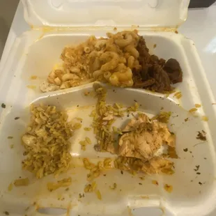 I added the stuff salmon mixture with the rice to be able to eat it. 2 Dinners $65