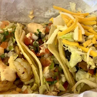 The tacos were amazing!!!