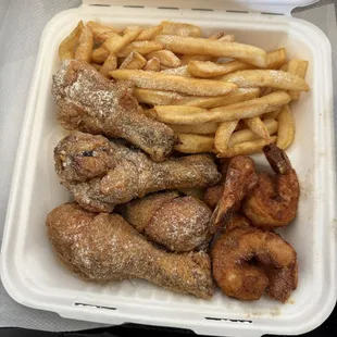2 Pc Combo Chicken &amp; Shrimp