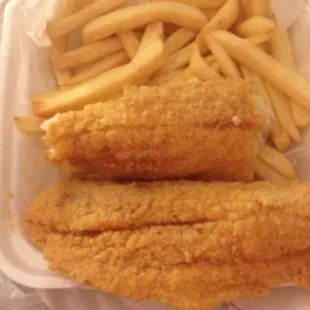 Catfish and fries