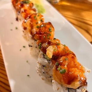 Spicy shrimp roll