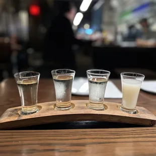 Morimoto Sake Flight (~$36)