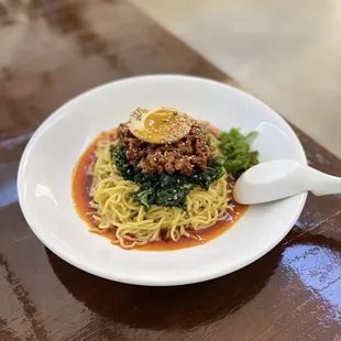Spicy Dan-Dan (Brothless Ramen)