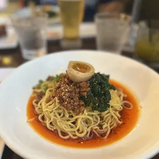 Spicy Dan-Dan (Brothless Ramen).