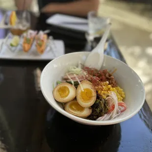 Cold ramen entree