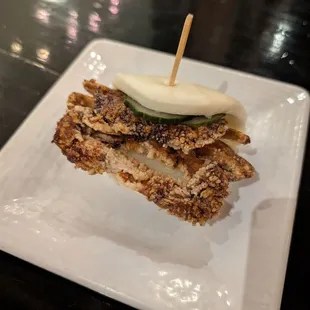Soft shell crab bao!