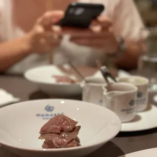 A5 Wagyu cooked by Chef Morimoto