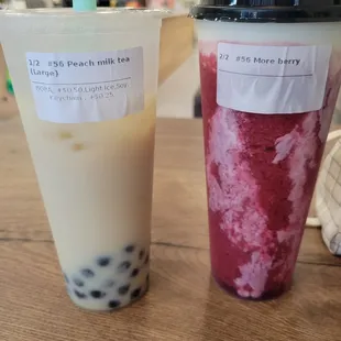 Peach Milk Tea