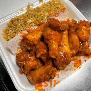 Wings and Fried Rice Combo!