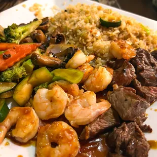 steak and shrimp hibachi