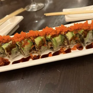 Dragon Roll with extra masa go